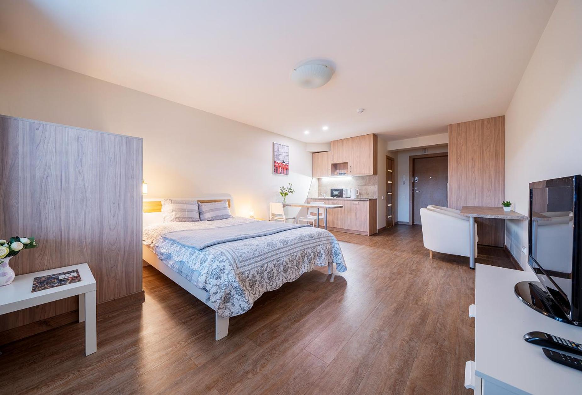 Gyneju Self Check-In Apartments VNO Pokoj fotografie